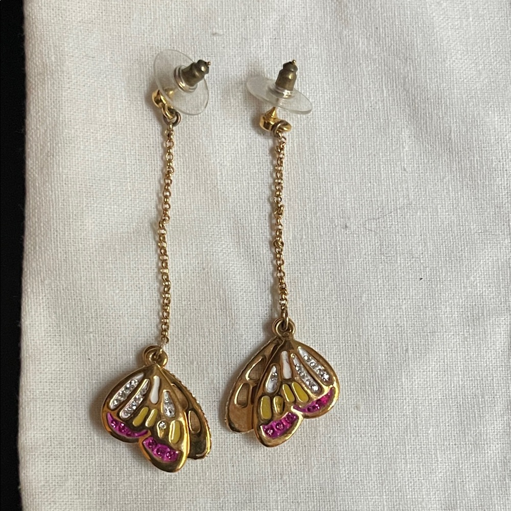 Noisette double Butterfly earrings